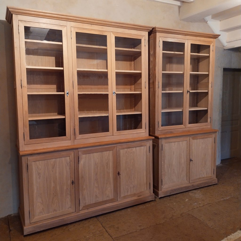 Bibliothèque vitrée