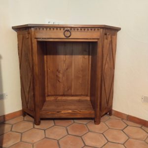Coffre à bois meuble TV